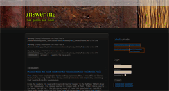 Desktop Screenshot of answerme.co