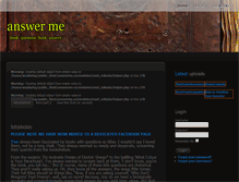 Tablet Screenshot of answerme.co