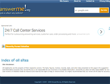 Tablet Screenshot of answerme.org